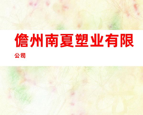 儋州南夏塑业有限公司